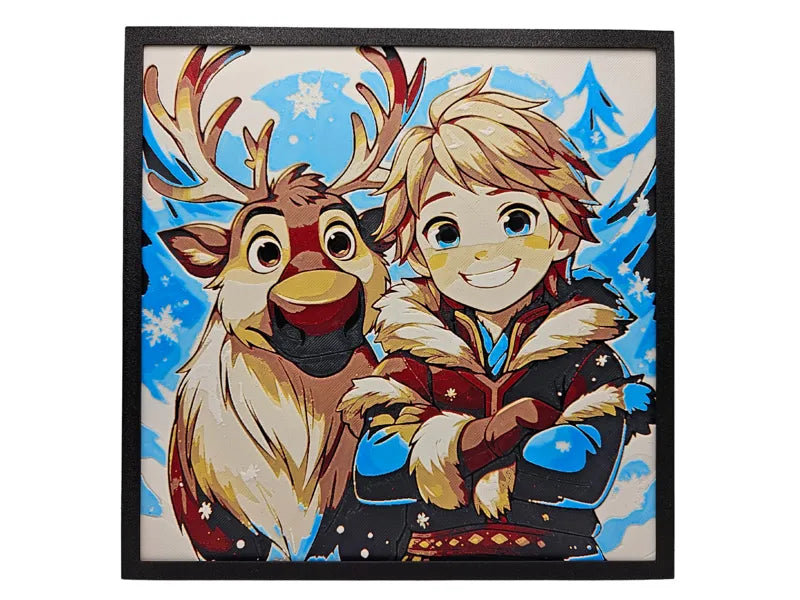 Chibi Kristoff and Sven