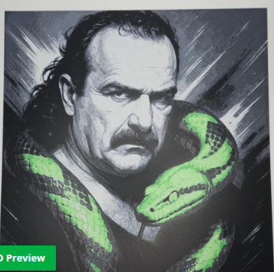 Jake "The Snake" Roberts Color Pop