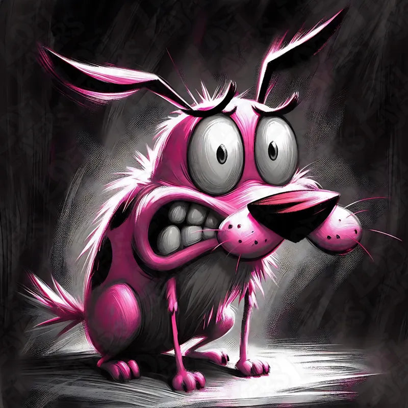 Courage the Cowardly Dog Color Pop