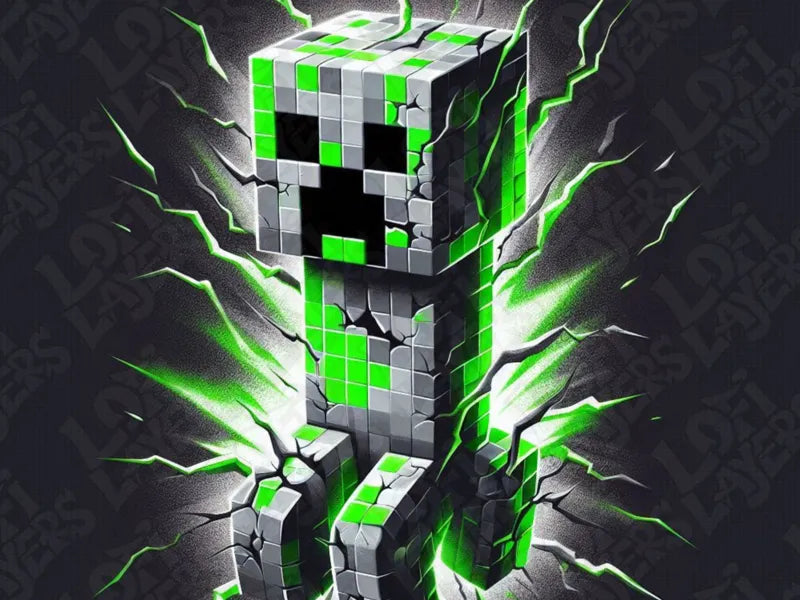Creeper (Minecraft) Color Pop