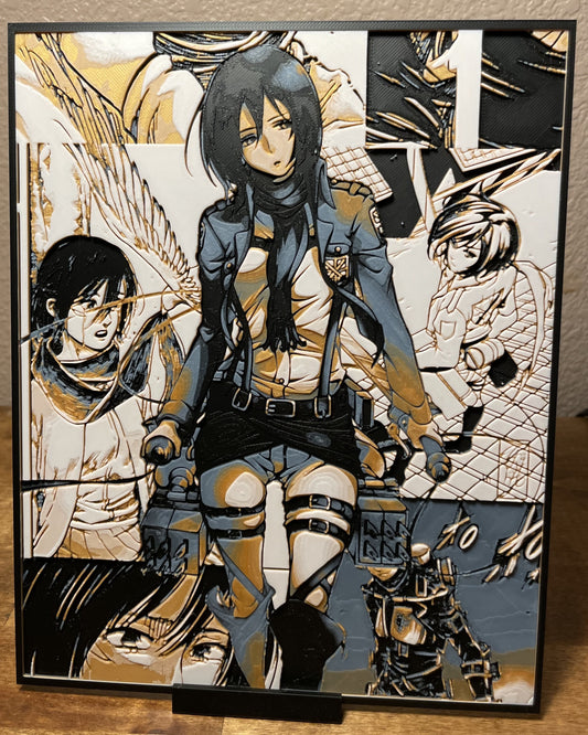 Mikasa Ackerman Panel Burst