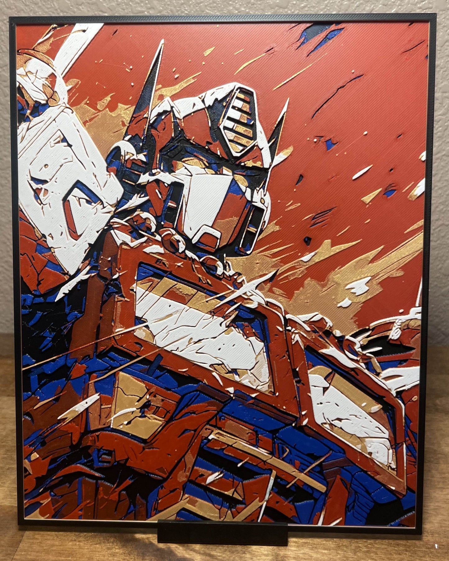 Optimus Prime In Battle