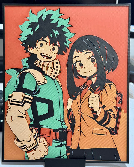 Izuku and Ochaco