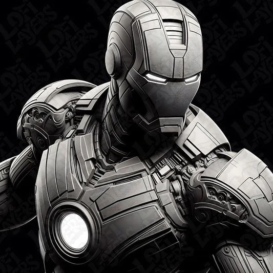 Iron Man Monochrome