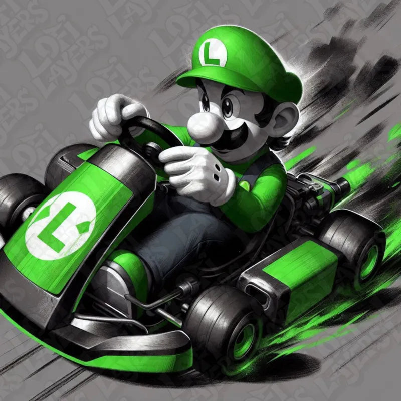 Luigi (Go-Kart) Color Pop