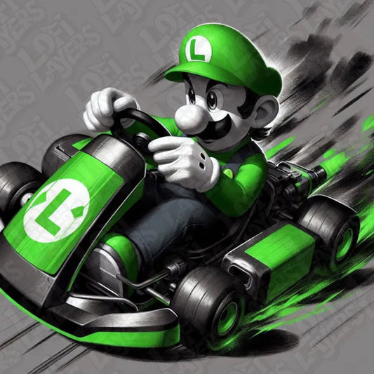 Luigi (Go-Kart) Color Pop