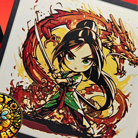 Chibi Mulan in Green