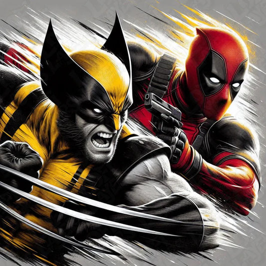 Wolverine and Deadpool Color Pop