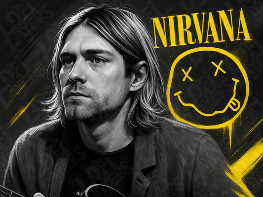 Kurt Cobain Color Pop