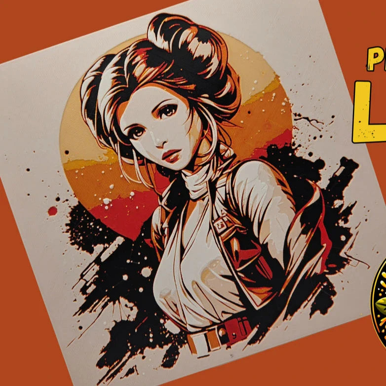 Princess Leia Splatter Style